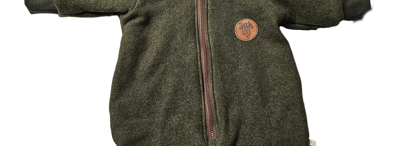 Overall aus Baumwoll Fleece