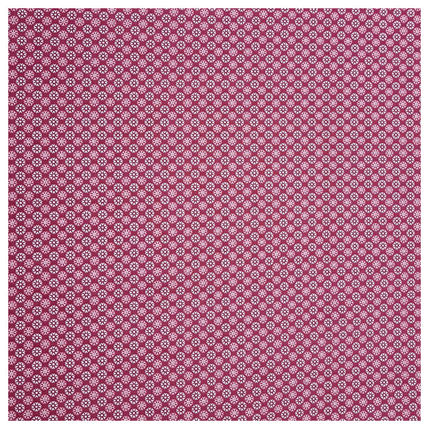 Baumwoll-Popelin kleine Blumen dark rose