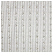 Baumwolle gestreift mit Blumenmotiv weiß und beige