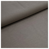 Baumwolle Satin uni Taupe