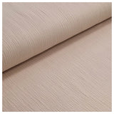 Musselin Baumwolle beige