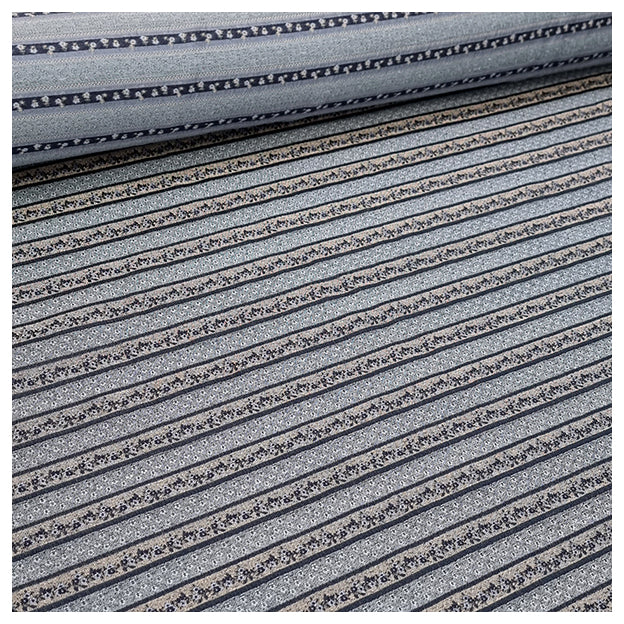 Micro Viskose blau und hellblau