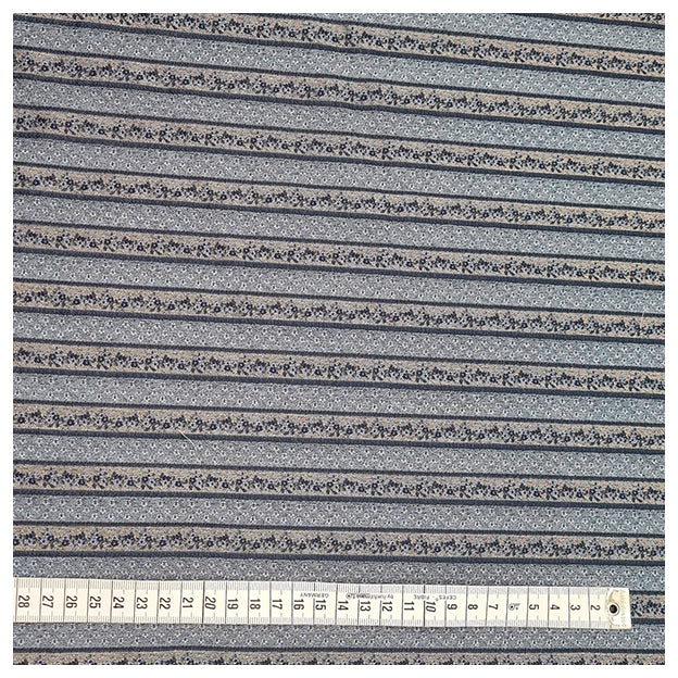 Micro Viskose blau und hellblau