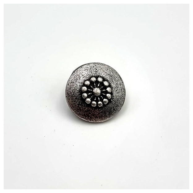 Metallknöpfe mit Blumenmotiv 18mm