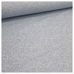 Baumwollsatin Paisley hellblau