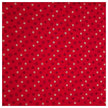 Baumwolle Schneeflocken rot