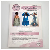 Papierschnittmuster Girls Raglan Dress Größe 74-152