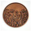 Label Flowerfield aus Kunstleder