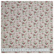 Baumwoll-Popelin Digital kleine Rosen beige