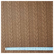 Zopf Jacquard/ Jersey goldbraun