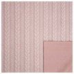 Zopf Jacquard/ Jersey rosa