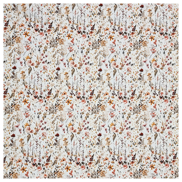 Jersey Fallblumen weiß Digital