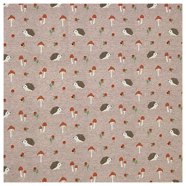 Jersey Stoffpaket Igel und Streifen mit Bündchen