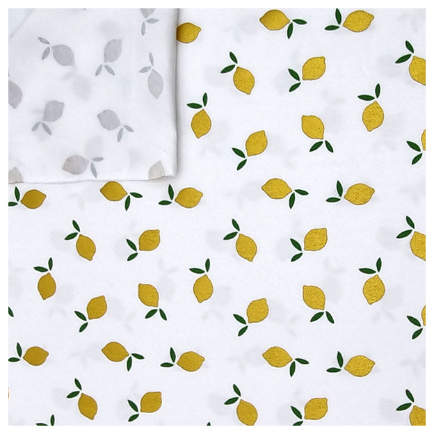 Jersey Lemon weiß und gold