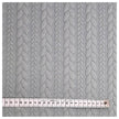 Zopf Jacquard/ Jersey altgrün