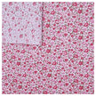 Baumwoll-Popelin Rosen pink und rosa