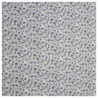 Baumwoll-Popelin Rosen jeansblau und blau