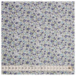 Baumwoll-Popelin Rosen jeansblau und blau