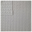 Broderie Jersey mit Lochstickerei uni hellgrau