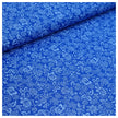 Baumwolle Blumen Halbdruck in royalblau