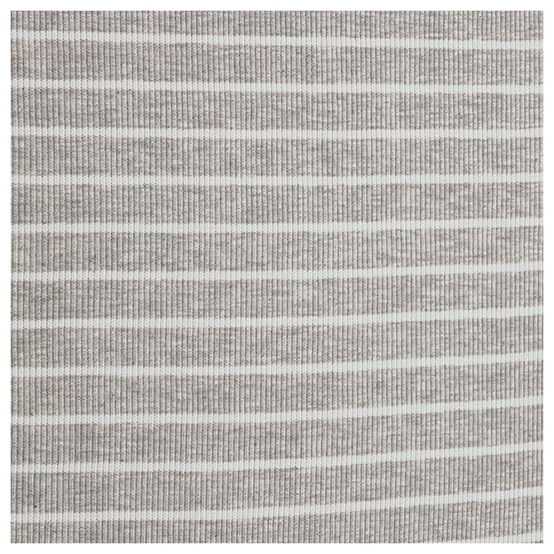 Rippjersey beige streifen