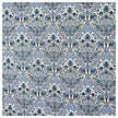Canvas fein Ornamente blau