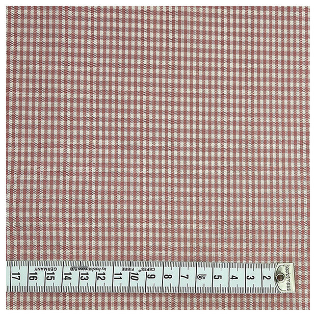 Baumwolle Karo rosa und weiß