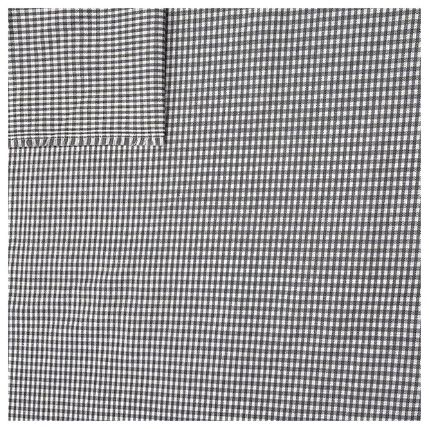 Baumwolle Karo grau und weiß