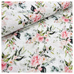 Musselin Digital Blumen rosa