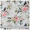 Musselin Digital Blumen rosa