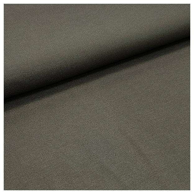 Baumwoll-Köper uni khaki