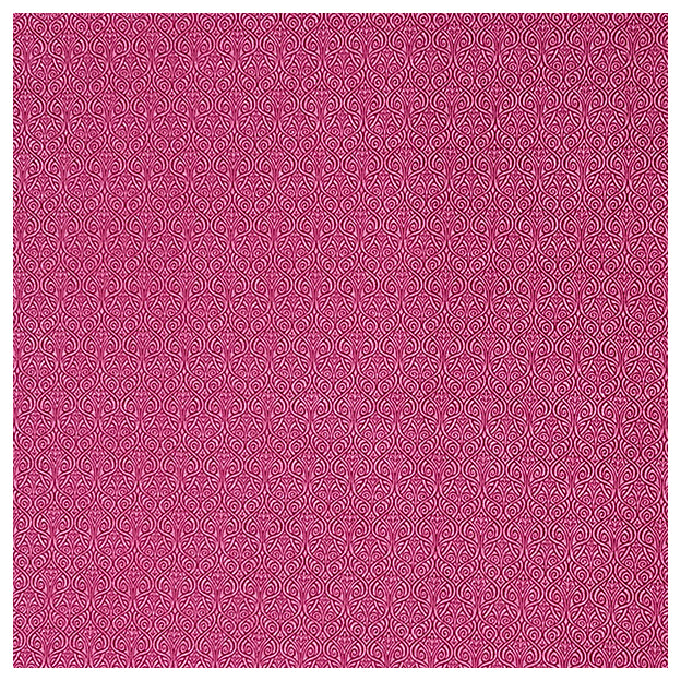 Baumwolle feines Muster Halbdruck in magenta