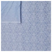 Baumwolle Halbdruck Ornamente hellblau und weiß