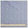 Baumwolle Halbdruck Ornamente hellblau und weiß