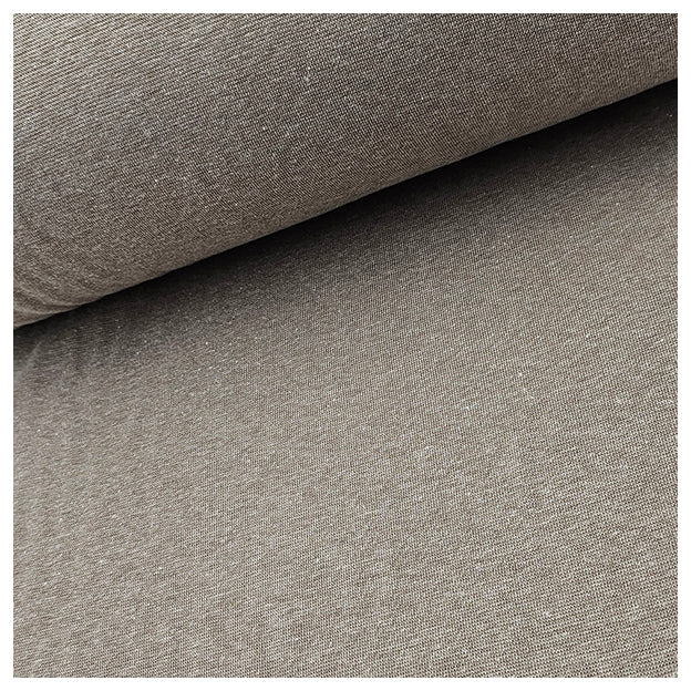 French Terry Stoffpaket Waldtiere und beige mit Bündchen