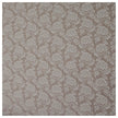 Baumwolle Blumen und Pflanzen braun mit beige