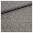 Baumwolle Blumen und Pflanzen braun mit beige