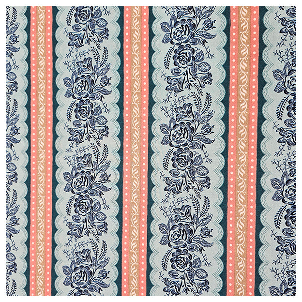 Trachten Stoffpaket in Petrol und taupe mit Schürze