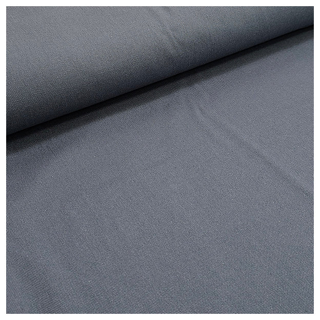 Canvas uni jeansblau