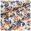 French Terry Digital Blumen ecru