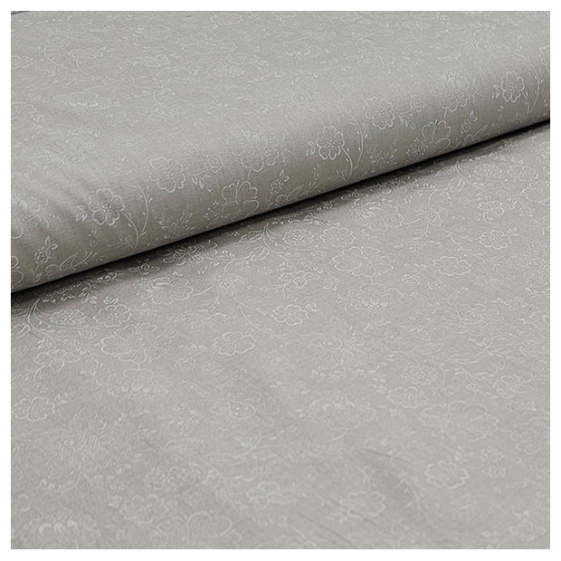 Baumwolle zarte Blumen Halbdruck in beige