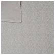 Baumwolle Halbdruck Ornamente beige und weiß