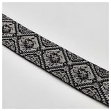 Elastic Band Jacquard grau, schwarz und hellgrau 4cm