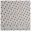 Baumwoll-Popelin Digital Blümchen rosa und blau