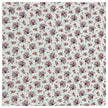 Baumwoll-Popelin Digital Blümchen rosa und blau