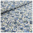Baumwolle Floral blau