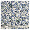 Baumwolle Floral blau