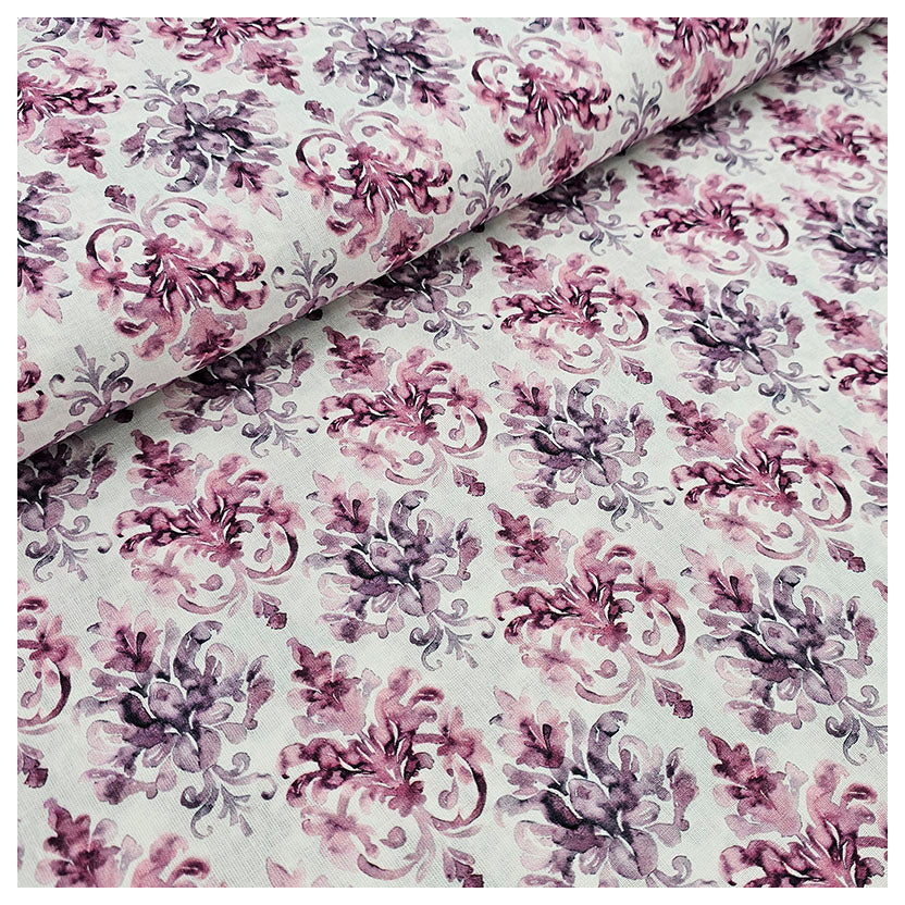 Baumwolle Ornamente violett