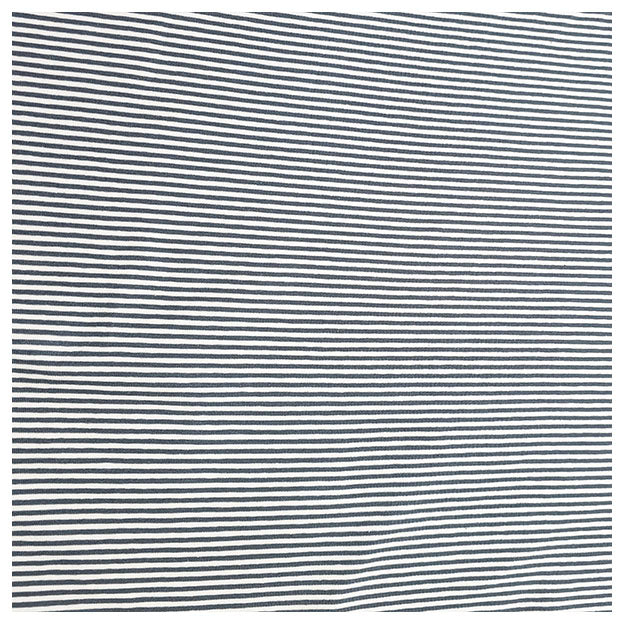 Jersey Streifen stahlblau und weiß 2mm
