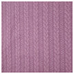 Zopf Jacquard/ Jersey mauve